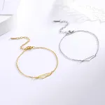 Pulseira pingente elegante de aço inoxidável. Design moderno e sofisticado, perfeita para homens e mulheres. Durabilidade e estilo garantidos. — foto 14