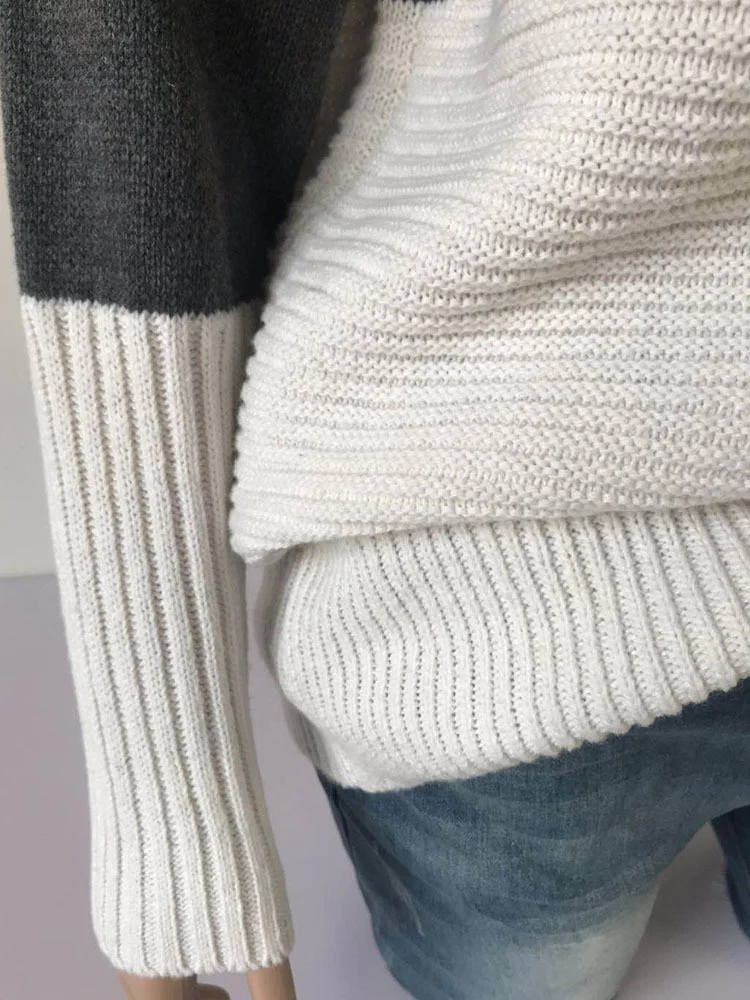 Title 54, Pullover mit unregelmäßigen Ärmeln, gewelltem, ...