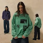 Suéter Terry Simples com Ombros Soltos para Homens, folgado e confortável. Perfeito para uso diário e um visual casual e despojado. — foto 1