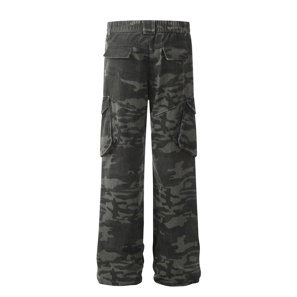 Title 9, Męskie Spodnie Outdoor Camo z Wieloma Kieszenia...