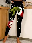Leggings femininas casuais, justas, cintura alta, com elasticidade e estampa digital 3D. Conforto e estilo para o seu dia a dia — foto 3