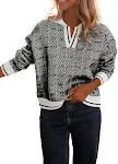 Knitted Pullover with Lapel Women's Clothing Stylish and comfortable sweater for women Perfect for layering and everyday — photo 6