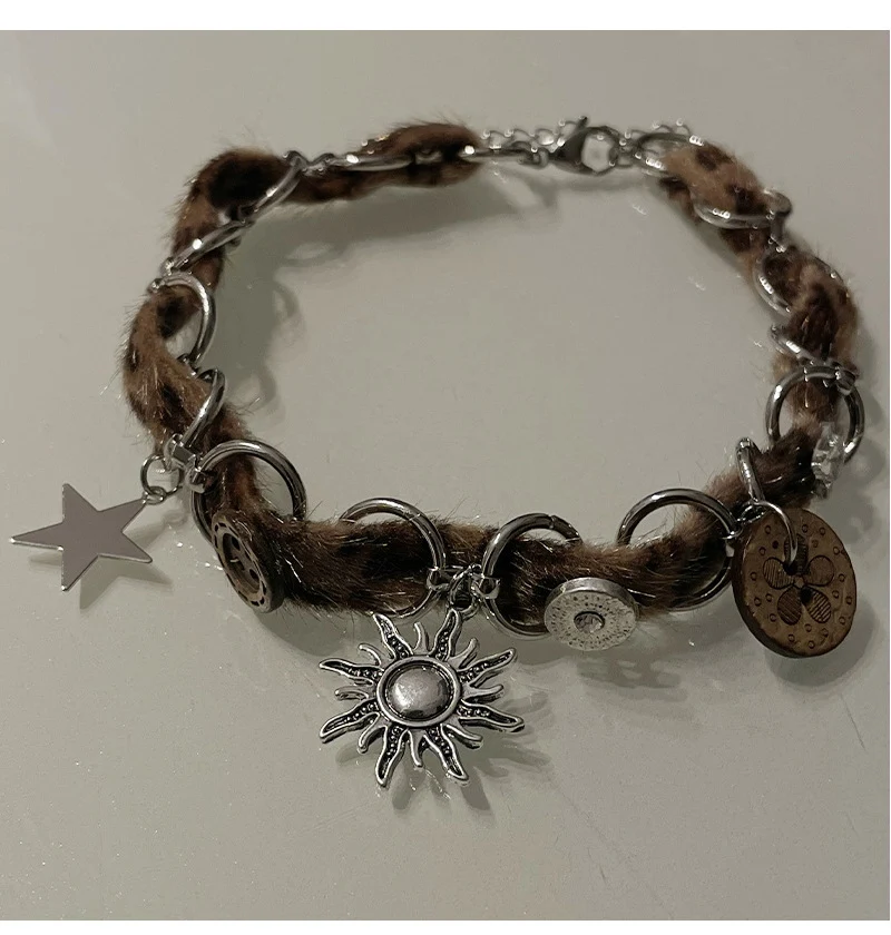 Title 1, Leopard Pluche Sun XINGX Knopketting Een schatt...