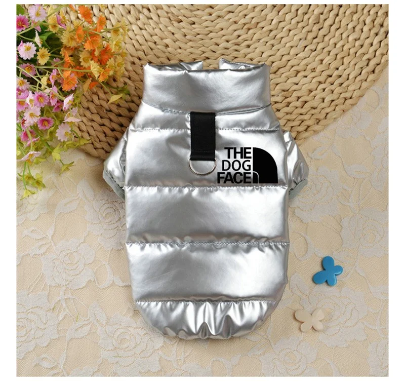 Pet Dog Down Cotton Vest Thick Warm, perfect for winter weather. Keep your furry friend cozy and protected with this dur — photo 4