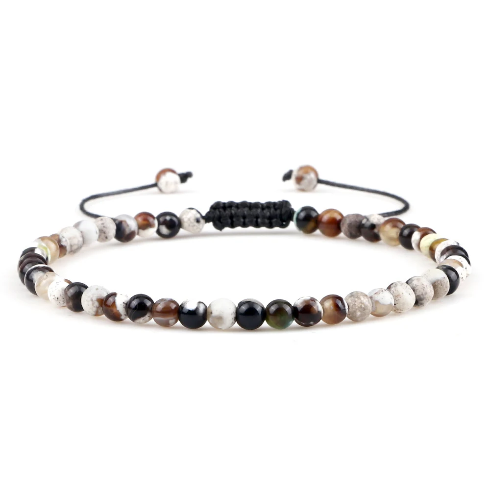 Pulseira Dupla Trançada Ajustável Masculina de Alta Qualidade, Conforto e Estilo para o Dia a Dia, Um Acessório Versátil e Elegante. — foto 6