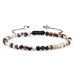 Pulseira Dupla Trançada Ajustável Masculina de Alta Qualidade, Conforto e Estilo para o Dia a Dia, Um Acessório Versátil e Elegante. — foto 6