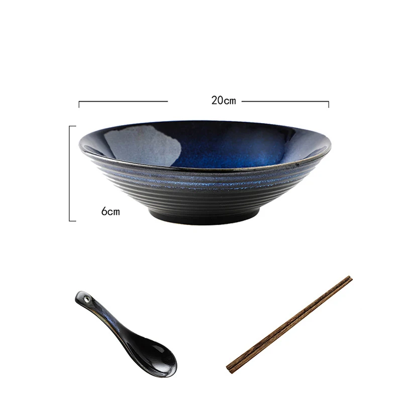 Japanese Style Noodle Bowl, Salad Bowl, Soup Bowl, Large Bowl. Enjoy ramen, salads, and soups in this versatile and spac — photo 4
