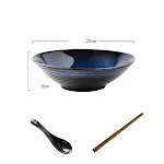 Japanese Style Noodle Bowl, Salad Bowl, Soup Bowl, Large Bowl. Enjoy ramen, salads, and soups in this versatile and spac — photo 4