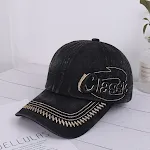 Outdoor baseballcap met driedimensionaal borduurwerk van oude letters, ademend, sportief en ideaal voor zon en casual stijl. — foto 6