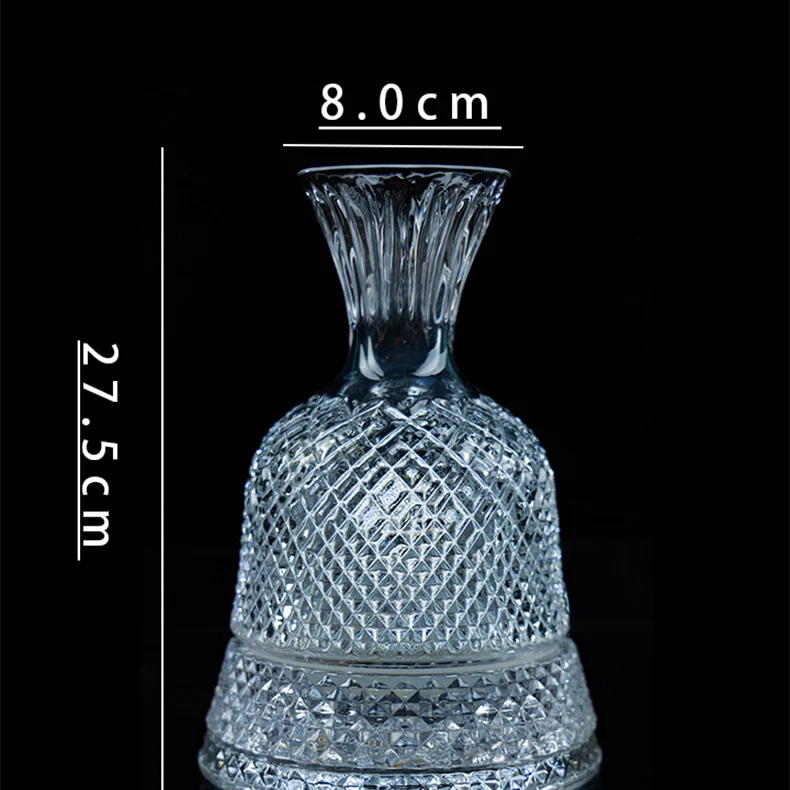 Title 1, Crystal Glass Vortex Red Wine Decanter Kit Enha...