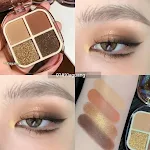 GlamColour Fire Paint Four Color Eyeshadow Palette. Create fiery eye looks with long-lasting, highly pigmented colors fo — photo 10