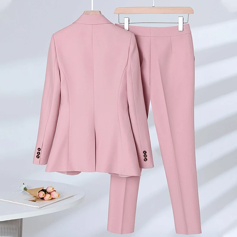 Abito piccolo President da donna Autunno e inverno Abito elegante Gilet Abito a tre pezzi — foto 4