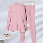Abito piccolo President da donna Autunno e inverno Abito elegante Gilet Abito a tre pezzi — foto 4