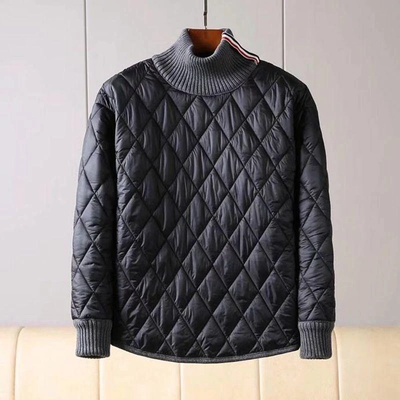 Title 1, Mens Fashion Thickened Thermal Turtleneck Cott...