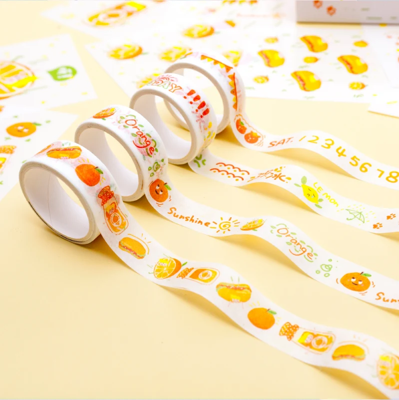 Title 4, Fruit tape stickers om te versieren. Maak leuke...