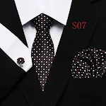 Terno de três peças Paisley Series com gravata, moda europeia e americana. Sofisticação para eventos formais e um visual elegante e moderno. — foto 24