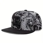 Boné Hip Hop Streetwear com Bordado da Letra R, Estilo Europeu e Americano, Fashion, Casual, Ajustável, Ideal para um Visual Moderno e Descolado. — foto 7