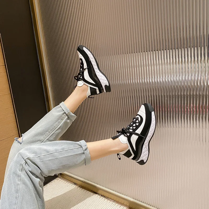 Title 8, Daddy Shoes Womens Stitching Casual Sports Sho...