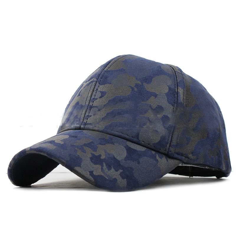 Title 4, Camouflage suede baseball cap for a stylish and...