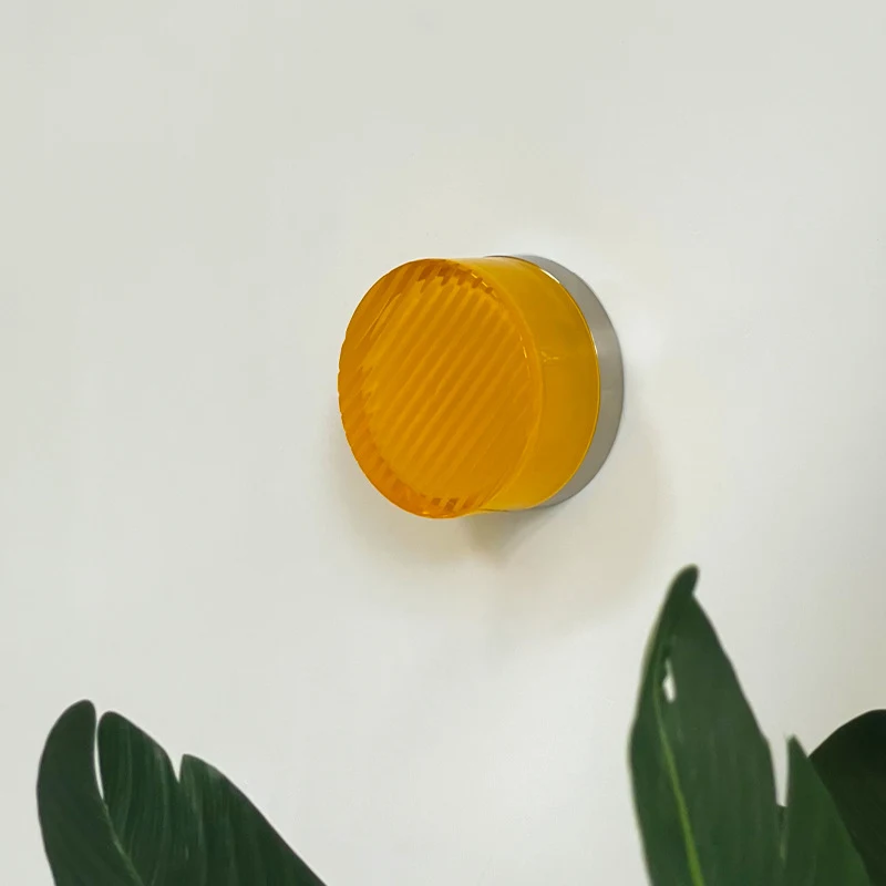 Luminária de grade para parede de fundo de sofá, estilo nórdico. Perfeita para quarto, corredor e sala de estar. Design moderno e funcional. — foto 8