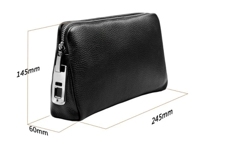 Title 1, Carteira Masculina com Trava de Impressão Digit...