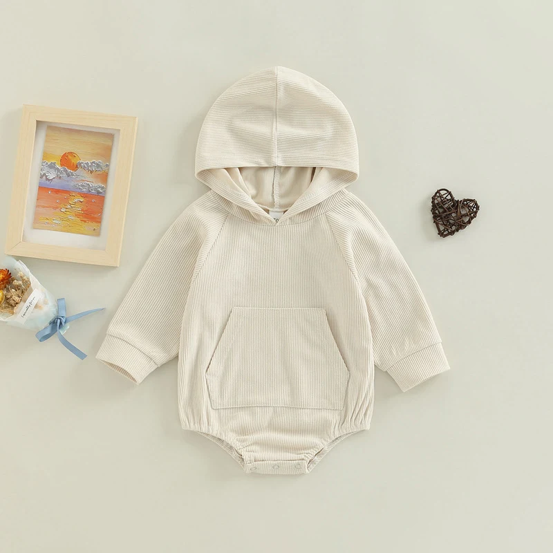 Roupa fina com capuz, manga longa e arnês para bebês e crianças pequenas. Perfeita para engatinhar e explorar com segurança. — foto 4