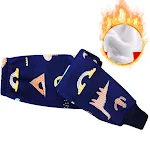 Calças Quentes Infantis com Forro de Veludo, Calças Grossas para Bebê Meninos e Meninas, Roupa Térmica Infantil para Inverno — foto 2