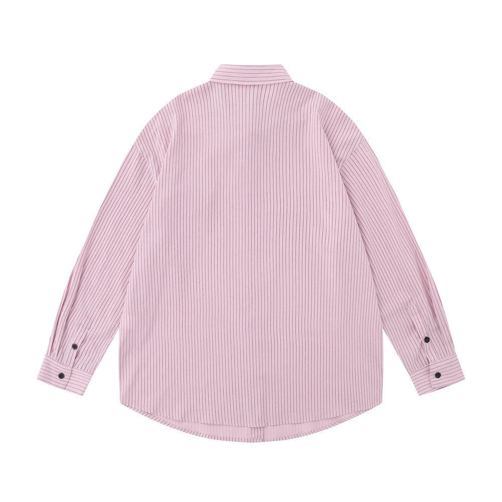 Title 16, Japanese Minority Trendy Brand Pinstripe Long-s...