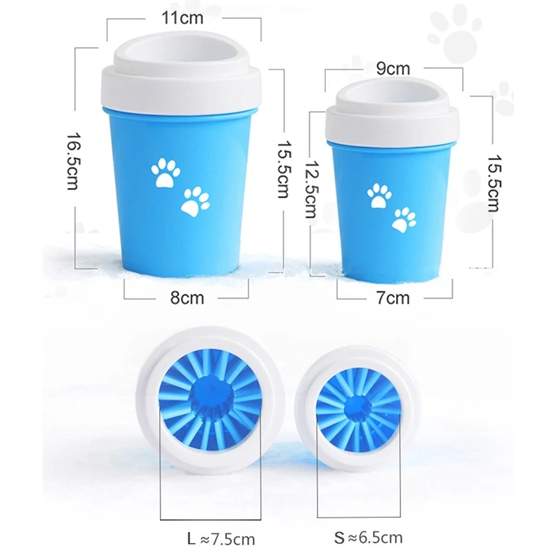 Dog and Cat Paw Washer. Portable paw cleaning cup for easy and effective pet foot cleaning. Keeps paws clean, prevents d — photo 6