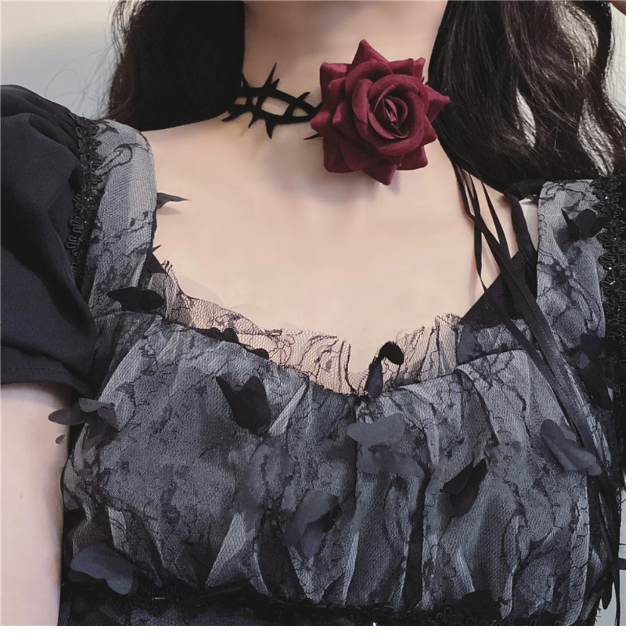Title 9, Colar feminino de design criativo, estilo dark ...
