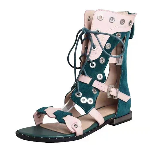 Title 5, Breathable Flat-Heel Roman Sandals for Ladies, ...