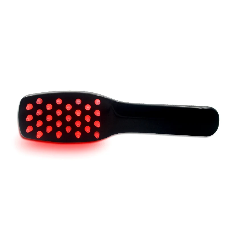 Pettine massaggiante a luce ricaricabile per un cuoio capelluto rilassato e capelli splendenti. Massaggio, luce e ricarica per il benessere dei capelli. — foto 3