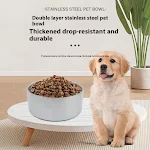 304 Stainless Steel Pet Bowl Double-Layer Thickening Durable food and water bowl for dogs and cats Easy to clean and hyg — photo 7