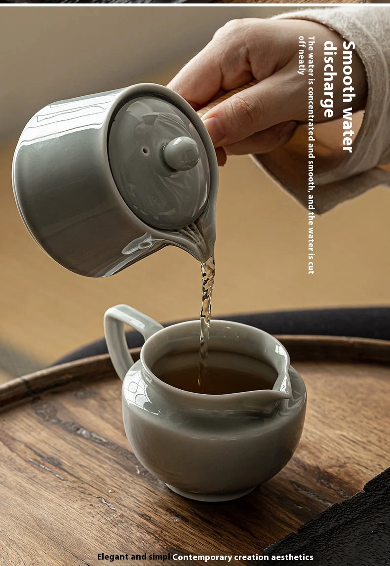 Title 9, Household Porcelain Minimalist Strainer Teapot ...