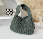 Bolsa Tote Bucket Ombro Único Moda Feminina Cor Lisa Simples, Perfeita para o Dia a Dia, Leve e Charmosa. — foto 1