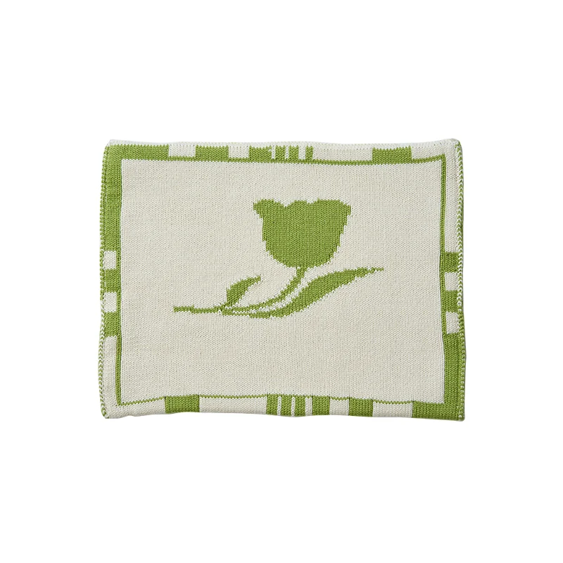 Organizador de Sala Vintage Tulipa Bolsa de Tecido para Lenços. Mantenha lenços organizados com estilo. Tricotado à mão, toque vintage e funcional. — foto 6