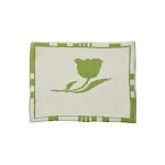 Organizador de Sala Vintage Tulipa Bolsa de Tecido para Lenços. Mantenha lenços organizados com estilo. Tricotado à mão, toque vintage e funcional. — foto 6