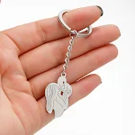 Pingente Dia das Mães Aço Inox Sereia Borboleta Fada Anjo Personagem desenho – Presente especial e charmoso. — foto 4