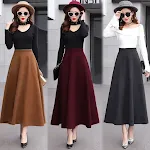 Dick wollene Rock für Damen. Hält warm und sieht elegant aus. Perfekt für kalte Tage und stilvolle Outfits. — foto 9