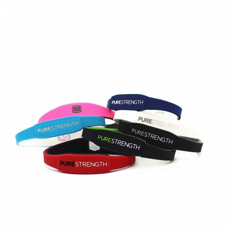 Pulseira de equilíbrio de silicone Endevr de alta qualidade Pulseira de íons negativos Bracelete energético Purestereth Power Pulseira de pulso — foto 4