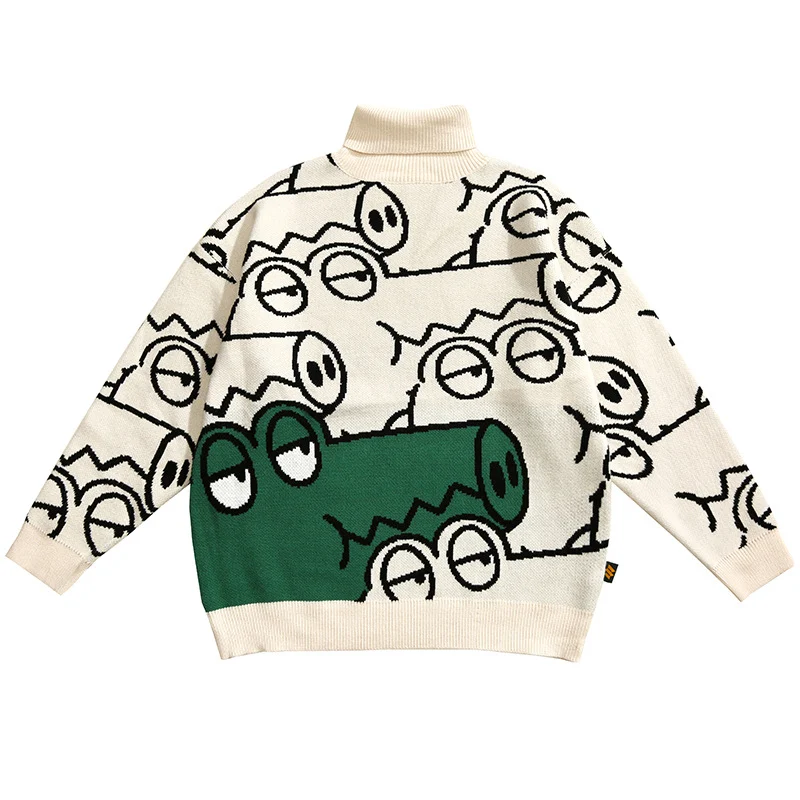 Cartoon trui voor dames, zacht en comfortabel. Perfect voor dagelijks gebruik, ideaal om te combineren met je outfits voor een casual en moderne look. — foto 1