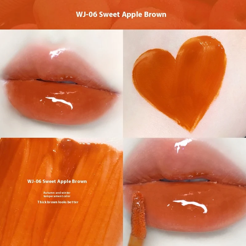 Mirror Lip Lacquer Moisturizing Non-pulling Dry Film Formula, Long-lasting Hydration, Mirror Shine, Soft and Colored Lip — photo 4