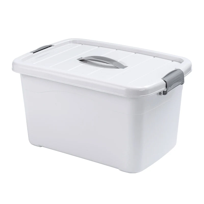 Title 4, Transparent plastic storage box for organizing ...