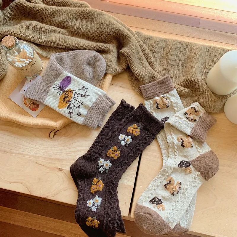 Title 36, Sen Series Wool Socks New Style Thickened Retro...