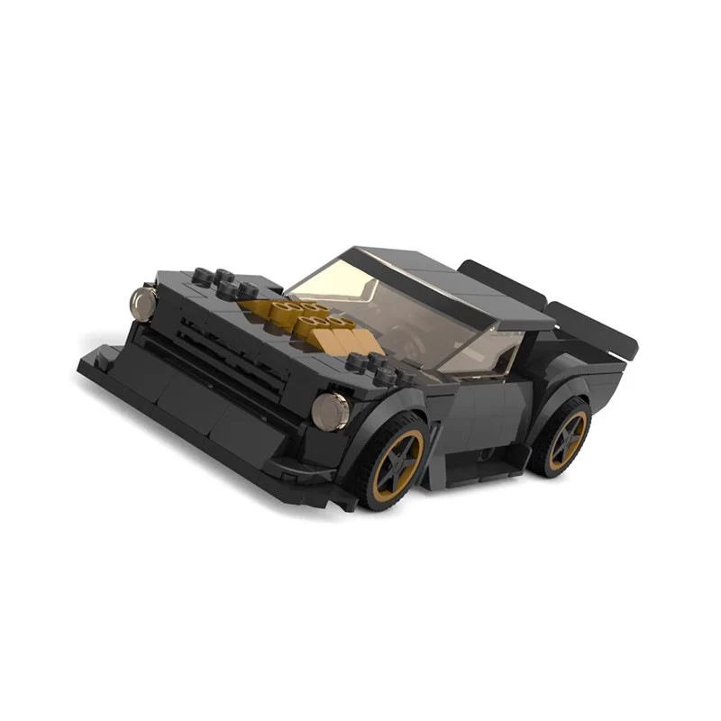 Conjunto de blocos de montar MOC Muscle Car Speed para construir seu carro esportivo. Divirta-se montando e exponha. Perfeito para colecionadores. — foto 6