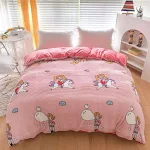 Housse de couette en polaire corail chaude double face pour un confort douillet et des nuits paisibles. Douceur et chaleur enveloppantes. — photo 1
