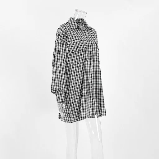 Title 16, Loose Bandage Dress Long Womens Shirt