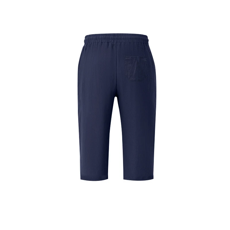 Title 20, Mens Loose and Simple Solid Color Casual Linen...
