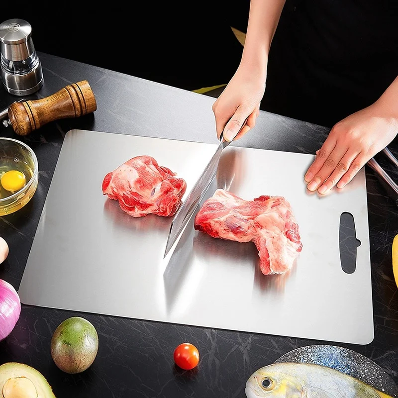 Pure Titanium Thickened Outdoor Camping Portable Cutting Board, Durable, Easy to Clean, Perfect for Cooking and Food Pre — photo 22