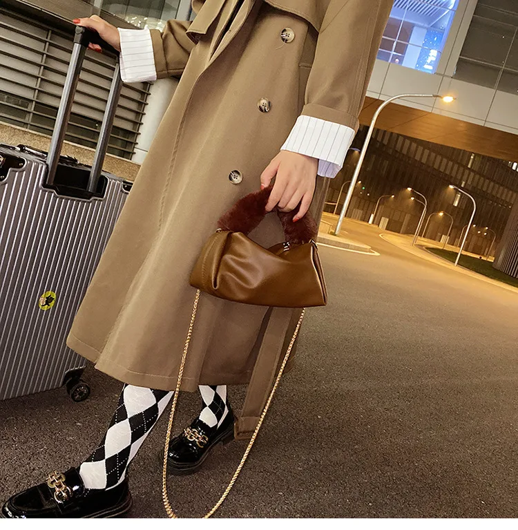 Title 1, Fashionable Solid Color One-shoulder Chain Plus...